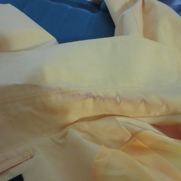 London Fog Yellow Double Breasted Belted Collared Trench Coat Size L Women's - Picture 9 of 13